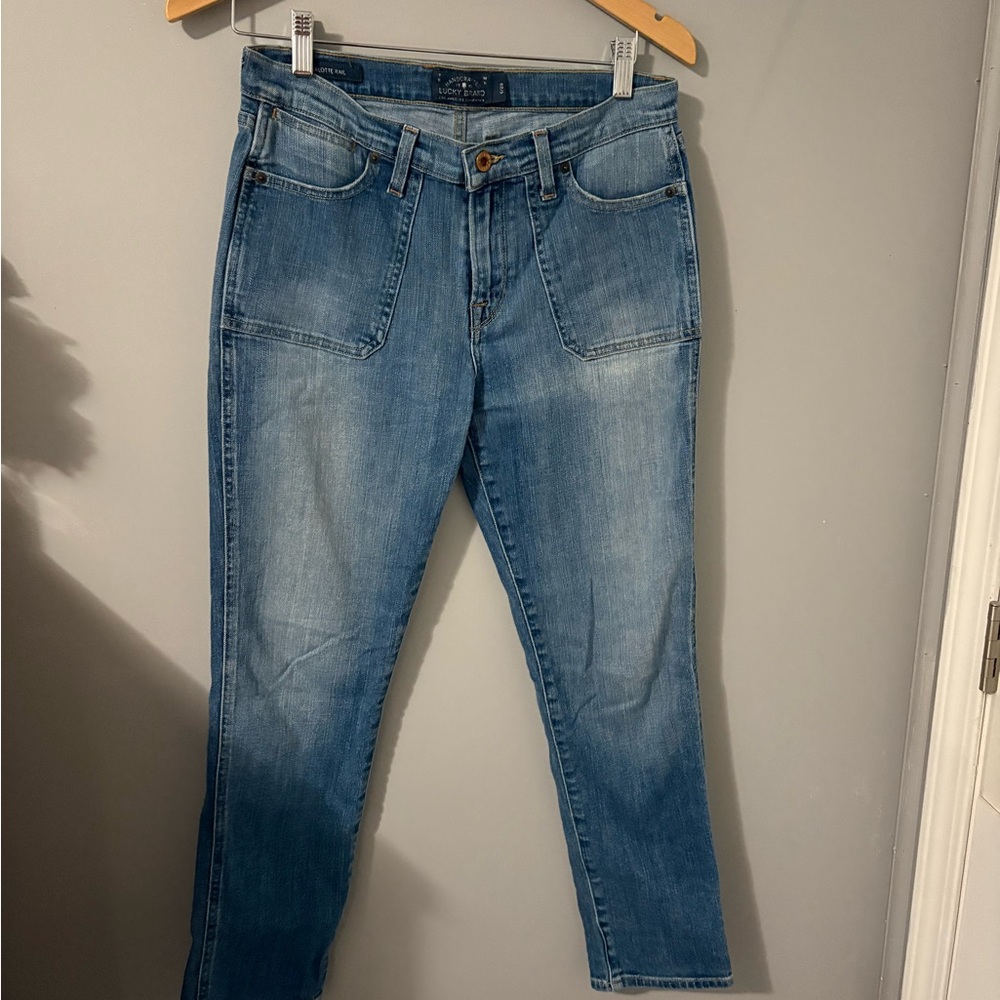 Lucky Brand Women's Straight Leg Blue Jeans